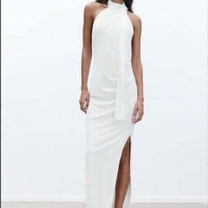 ZARA Long Dress – White Size L – Brand New with Tags (Ref. 2180/374/250) 🤍